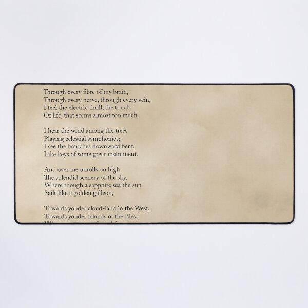 Item preview, A Day Of Sunshine - Henry Wadsworth Longfellow Poem - Literature - Typography Print 2 - Vintage designed and sold by Studio Grafiikka.
