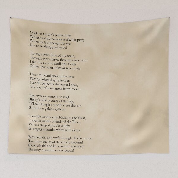 Item preview, A Day Of Sunshine - Henry Wadsworth Longfellow Poem - Literature - Typography Print 2 - Vintage designed and sold by Studio Grafiikka.