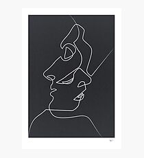 Close Black Photographic Print