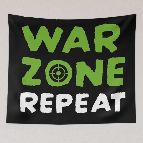 Item preview, Eat Sleep Warzone Repeat Funny Warzone design for gamers designed and sold by Golfbobo.