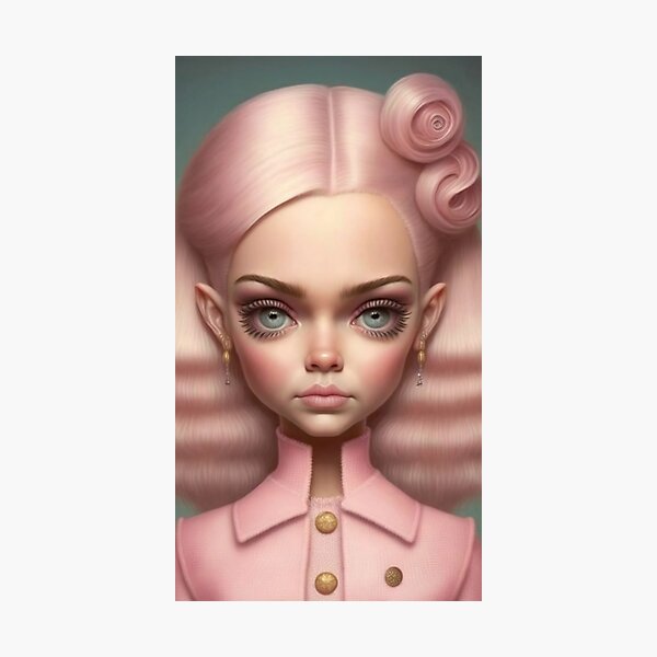 Pink Lady Doll Photographic Print