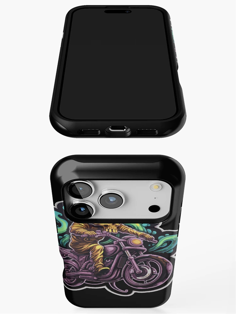 Thumbnail 3 of 4, iPhone Case, Rad Alien Rider designed and sold by SubtleSplit.