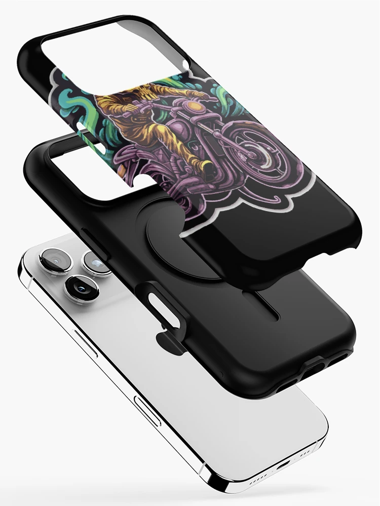 Thumbnail 2 of 4, iPhone Case, Rad Alien Rider designed and sold by SubtleSplit.