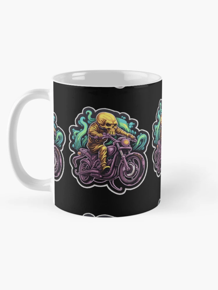 Thumbnail 5 of 6, Coffee Mug, Rad Alien Rider designed and sold by SubtleSplit.