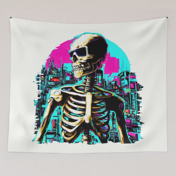 Item preview, Futuristic CyberPunk Skeleton  designed and sold by pocketart2023.