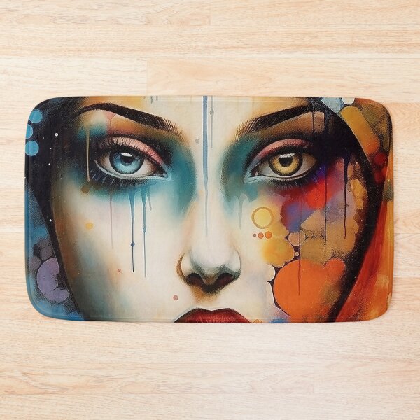 Item preview, Ombruna - Popart portrait of a woman (3/4) designed and sold by sabantha.
