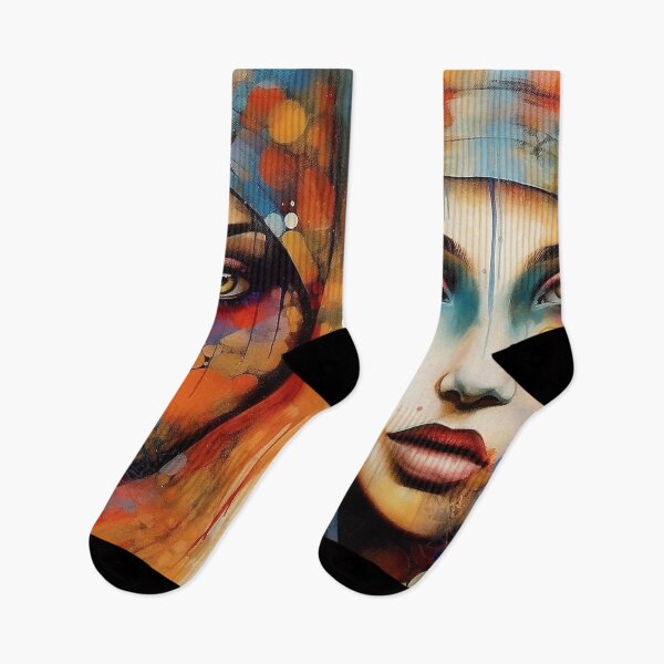 Item preview, Ombruna - Popart portrait of a woman (3/4) designed and sold by sabantha.