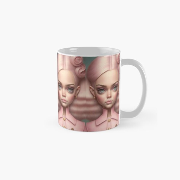 Pink Lady Doll Classic Mug