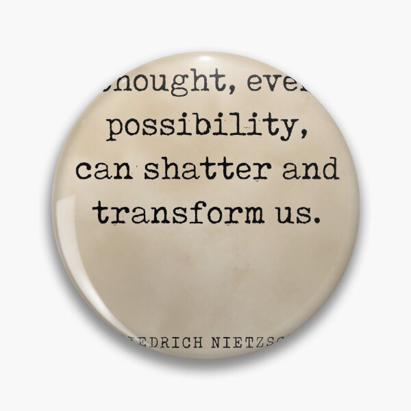 Item preview, A thought, even a possibility - Friedrich Nietzsche Quote - Literature - Typewriter Print - Vintage designed and sold by Studio Grafiikka.