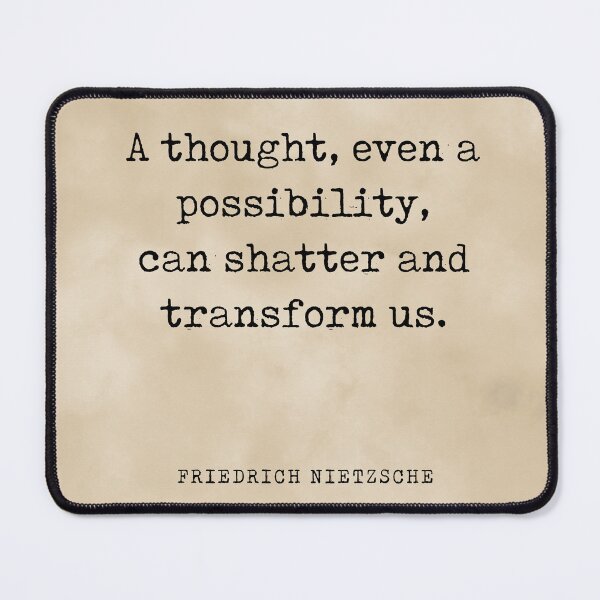 Item preview, A thought, even a possibility - Friedrich Nietzsche Quote - Literature - Typewriter Print - Vintage designed and sold by Studio Grafiikka.