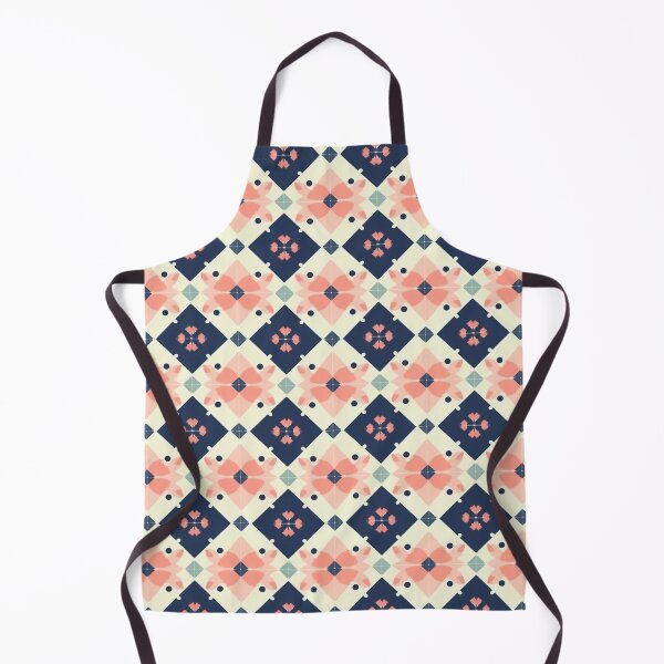 Artikelvorschau, Geometrisches klassisches Puzzle-ähnliches nahtloses Musterdesign in Rosa, Grün und Blau entworfen und verkauft von Eponine6.