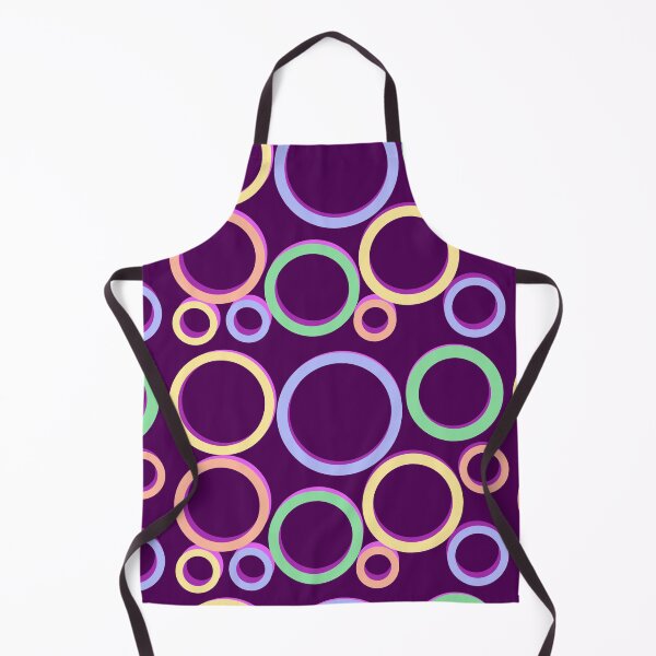Item preview, Abstract seamless circles over dark blue background sticker designed and sold by DozyJov.