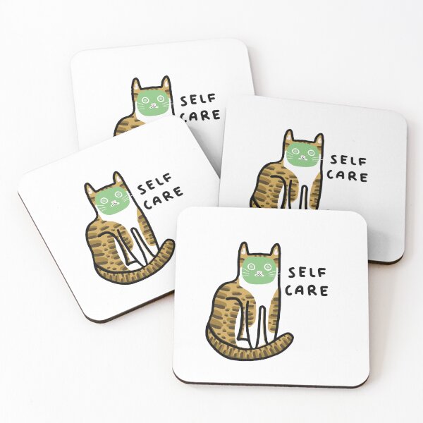 Item preview, Self care cat  designed and sold by Prozacbaddie.