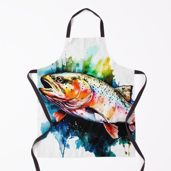 Item preview, Watercolor Steelhead Trout designed and sold by OutOfTheBoxArt1.