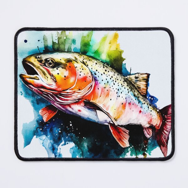 Item preview, Watercolor Steelhead Trout designed and sold by OutOfTheBoxArt1.