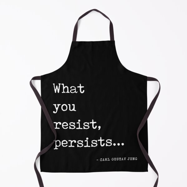 Item preview, What you resist, persists - Carl Gustav Jung Quote - Literature - Typewriter Print - Black designed and sold by Studio Grafiikka.
