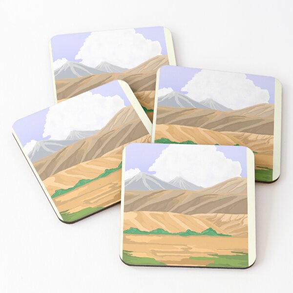Item preview, Relaxing landscape painting of mountains and skies designed and sold by DozyJov.