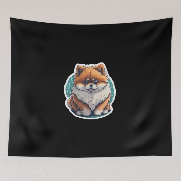 Item preview, Pomeranian (Sticker and Print Out) designed and sold by Sir Elgin Ortiz.