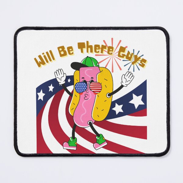 Item preview,  Wiener Will Be There Guys, 4th Of July designed and sold by ShopULove.