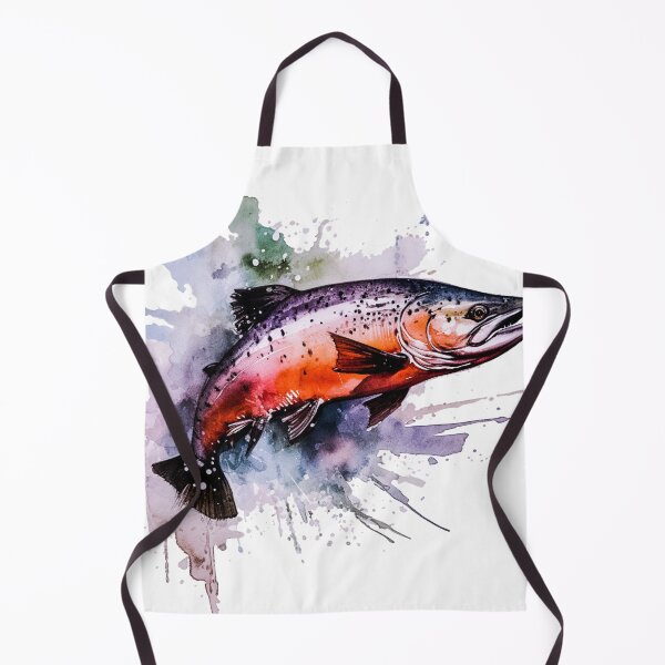 Item preview, Watercolor Sockeye Salmon designed and sold by OutOfTheBoxArt1.
