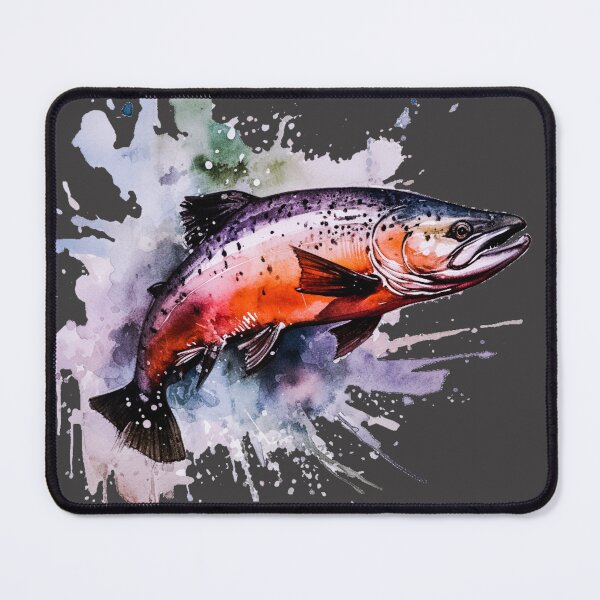 Item preview, Watercolor Sockeye Salmon designed and sold by OutOfTheBoxArt1.