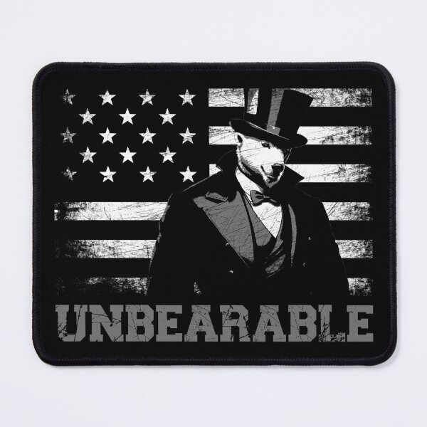 Item preview, Unbearable American Gentleman Polar Bear designed and sold by donpakundo19.