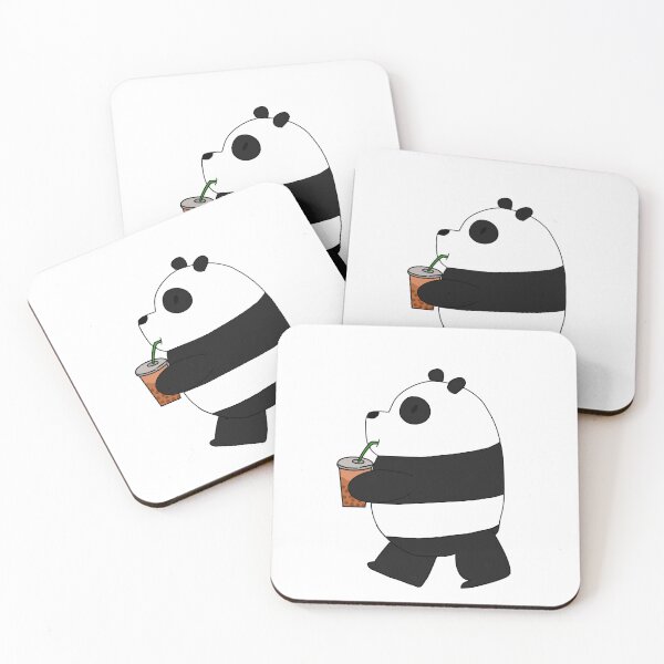 Item preview, Panda with a boba tea designed and sold by Sherricaa.