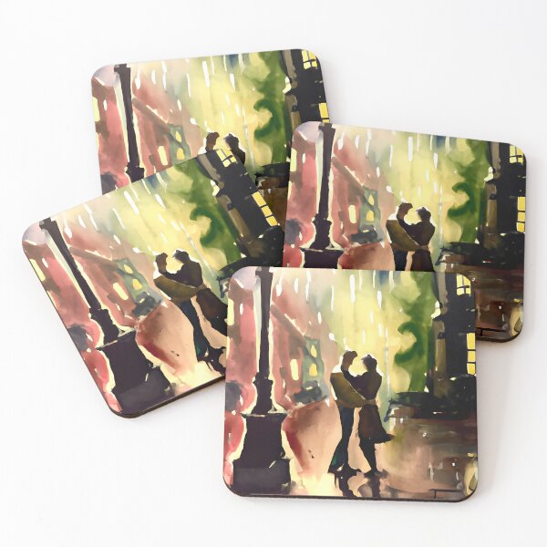 Item preview, Couple in love under the rain designed and sold by AndreTonich.