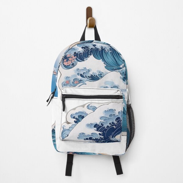 Vista previa del artículo con la obra «Ola y cielo, maremoto, estilo japonés», diseñado y vendido por KiraChie.