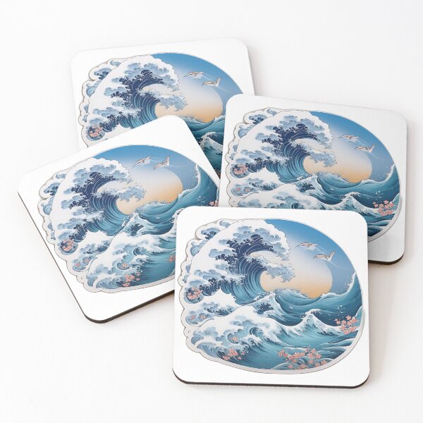 Item preview, Wave and sky ,Tidal wave , japaness style designed and sold by KiraChie.