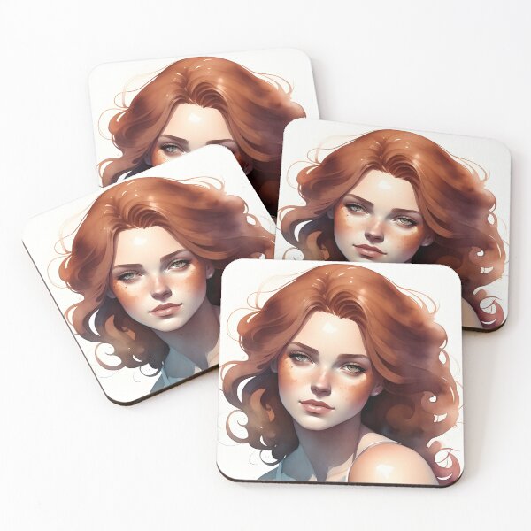 Item preview, Pretty Woman with Red Hair designed and sold by Erika V..