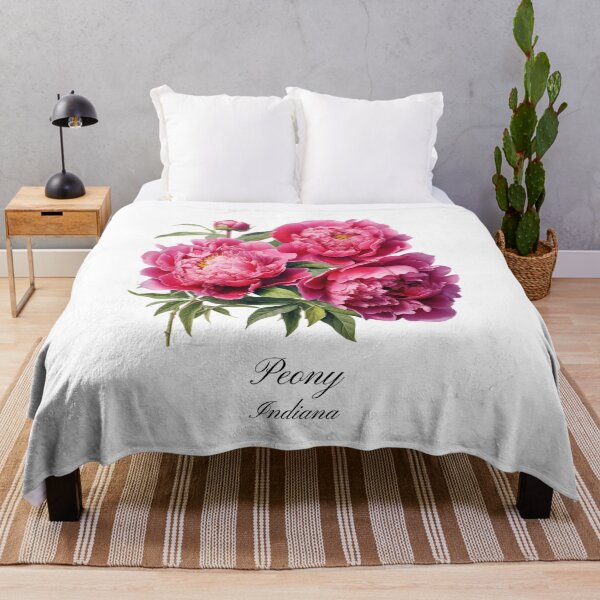 Item preview, Indiana State Flower-Peony designed and sold by Counterbalance Dzigns.