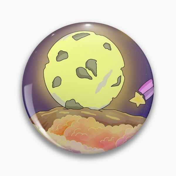 Item preview, Ethereal full moon and shooting stars over pastel color clouds night  designed and sold by DozyJov.