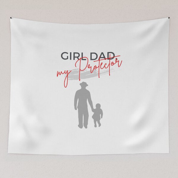 Item preview, girl dad her protector forever designed and sold by PopPizzazz.