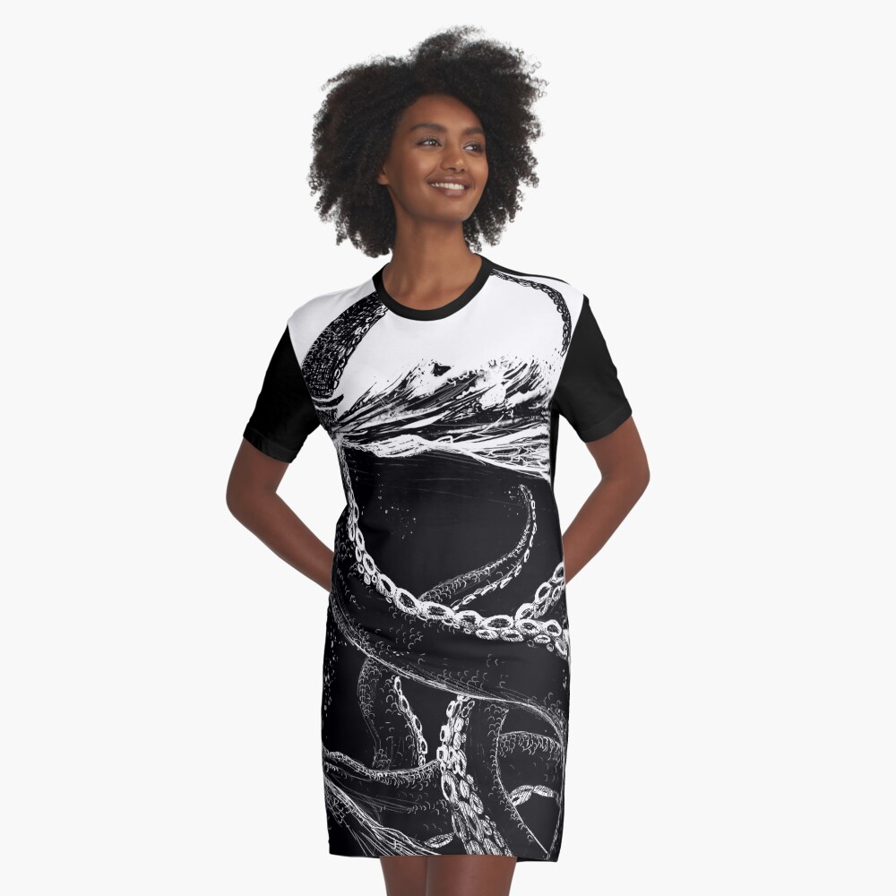 Vista previa del artículo con la obra «Vestido camiseta», diseñado y vendido por hazytale.