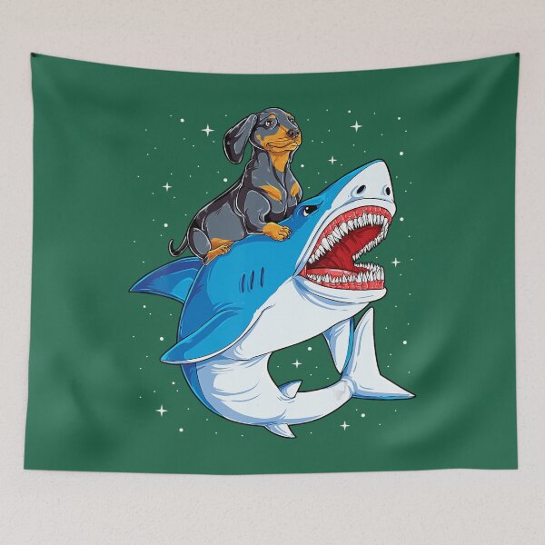 Item preview, Dachshund Shark Kids 	 	 Space 	 Jawsome 	 		 designed and sold by iybrnfmg61.