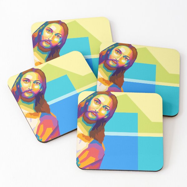 Aperçu de l'œuvre Jésus Wpap Pop Art créée et vendue par SiksisArt.