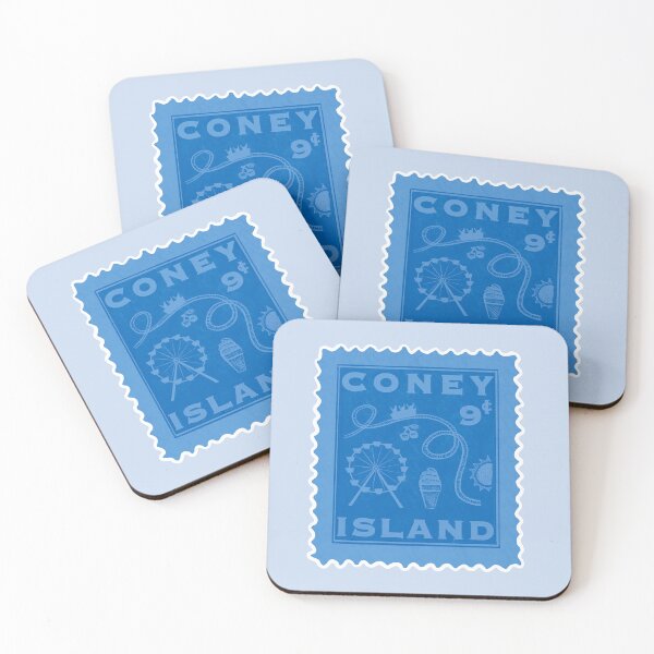 Item preview, coney island stamp designed and sold by daisyink.