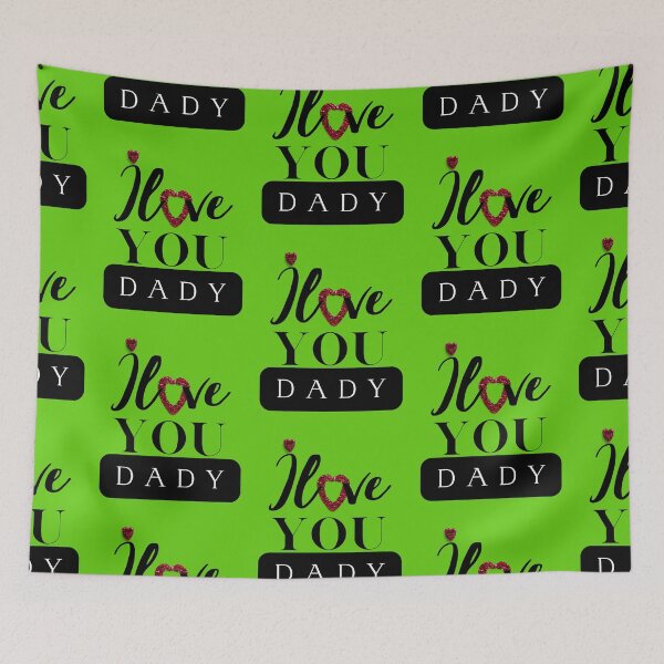 Item preview, I LOVE YOU DADY, DADY'S DAY GIF designed and sold by NinaCreator.
