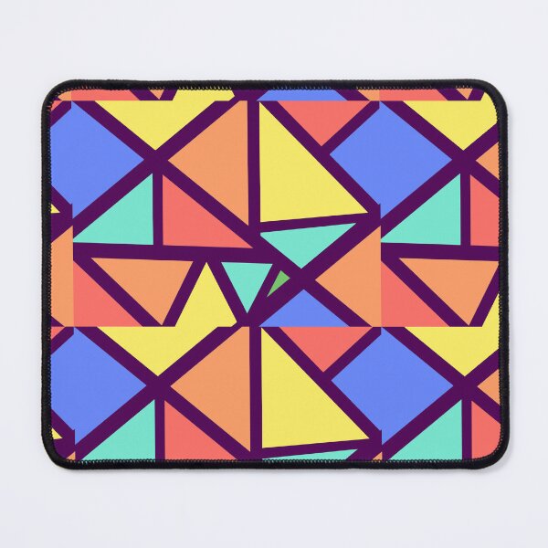 Item preview, Abstract colorful geometric patterns triangle moon designed and sold by DozyJov.