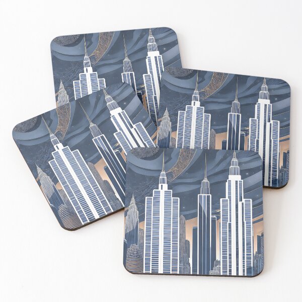 Item preview, Semi Abstract City Skyline 02 designed and sold by Elisabeth Lucas.