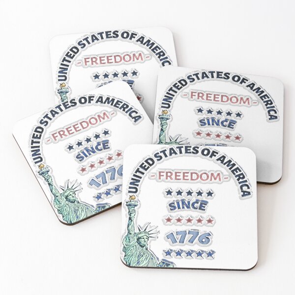 Item preview, U.S.A -  America Freedom since 1771 -  United States of America -  USA fourth of July - America Independence Day designed and sold by Lovegesture.