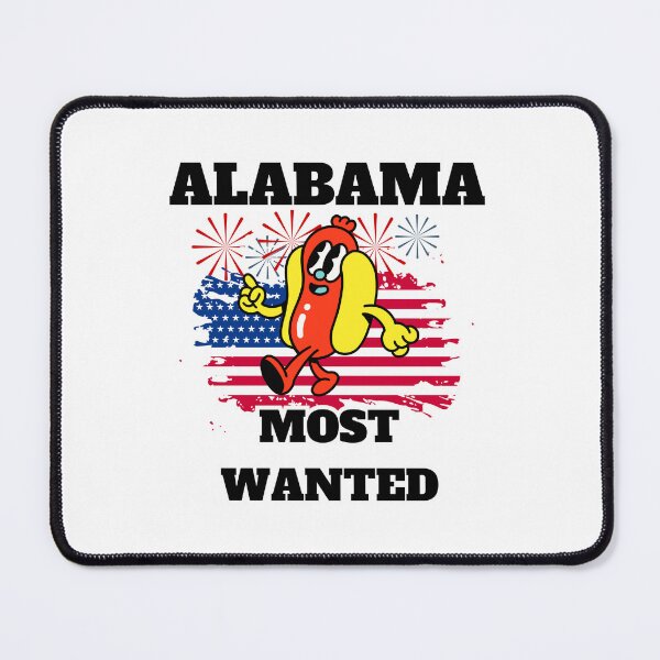 Item preview, 4th Of July, Alabama Most Wanted Wiener designed and sold by ShopULove.