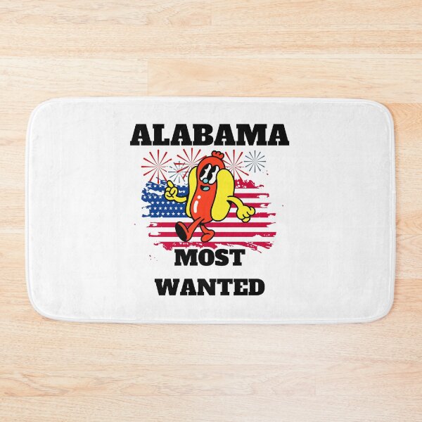 Item preview, 4th Of July, Alabama Most Wanted Wiener designed and sold by ShopULove.
