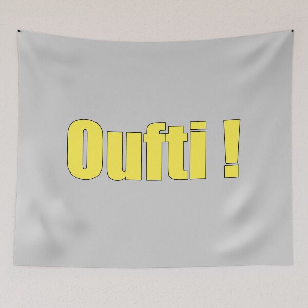 Item preview, Phew! belgian expression of Liège in yellow designed and sold by PausePapote.