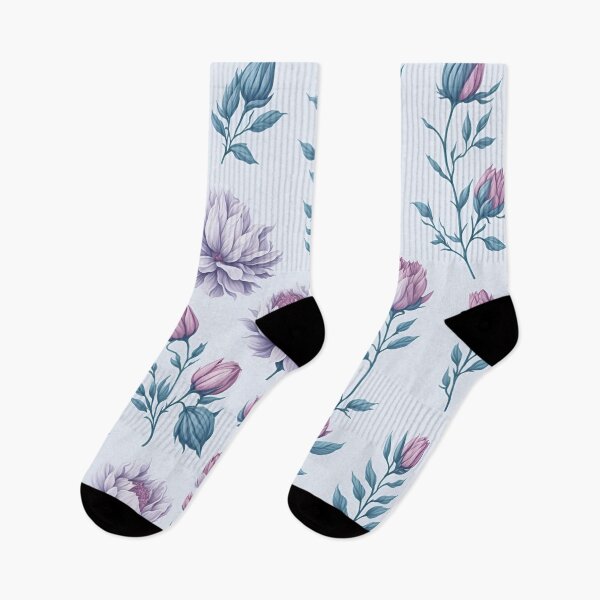 Item preview, Floral Stickers: Pastel Shades with Watercolor Vector Art designed and sold by cocomikozza.