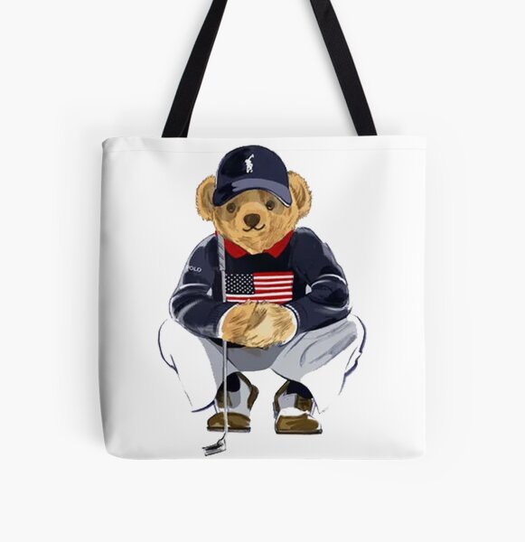 Polo Ralph Lauren Picnic Polo Bear Canvas Tote Bag - Farfetch