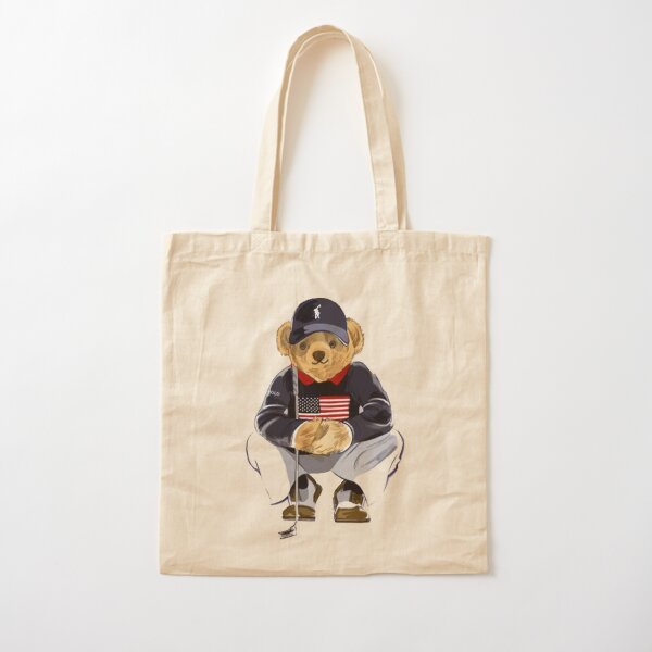 Polo Ralph Lauren Picnic Polo Bear Canvas Tote Bag - Farfetch