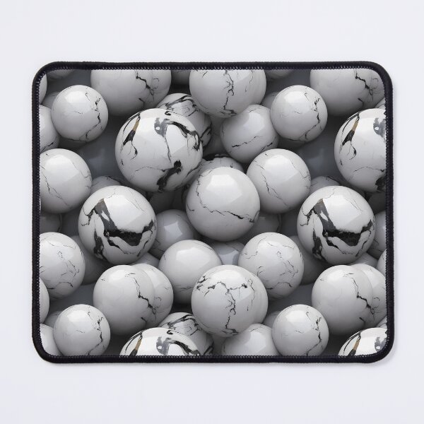 Item preview, Marble balls - black - white - limestone of the future designed and sold by Pixelboys.