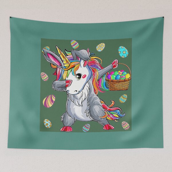 Item preview, 	 Kids Easter Dabbing Unicorn Bunny Ear Egg Hunting 		 designed and sold by jjswssvdyna93.